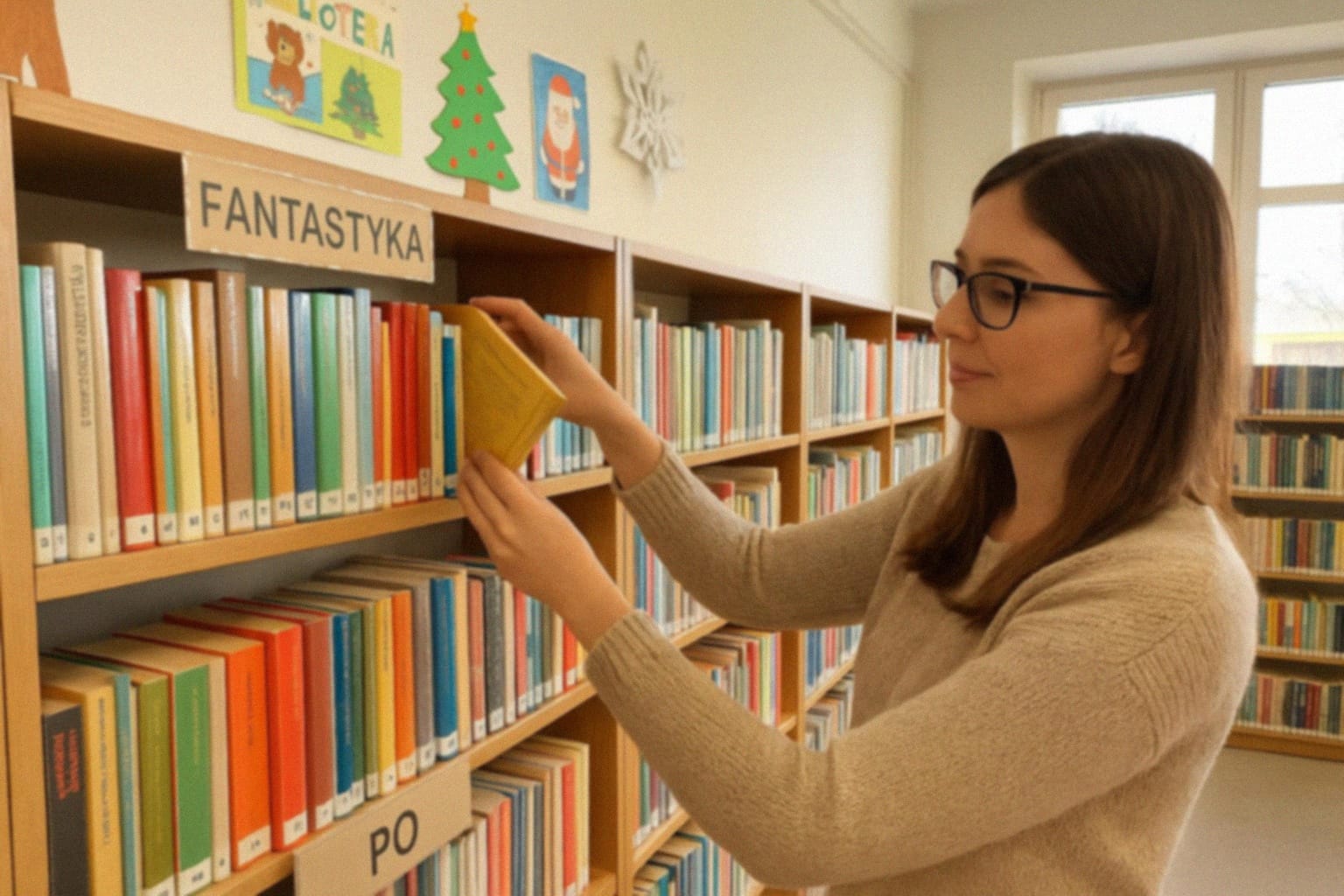 Ferie zimowe w bibliotece – atrakcje dla dzieci i młodzieży w Miechowie