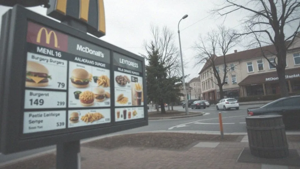 McDonald menu ceny – aktualne oferty i zestawy